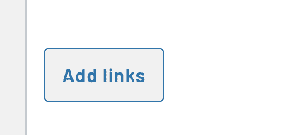 "Add links" button for Link Whisper plugin