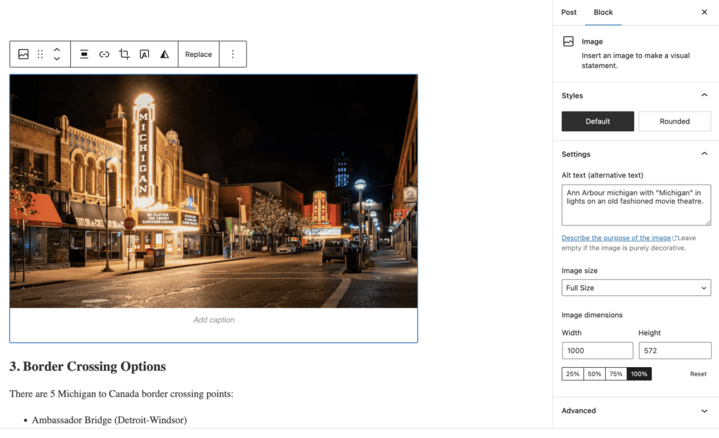 Example on an image with keyword rich alt text