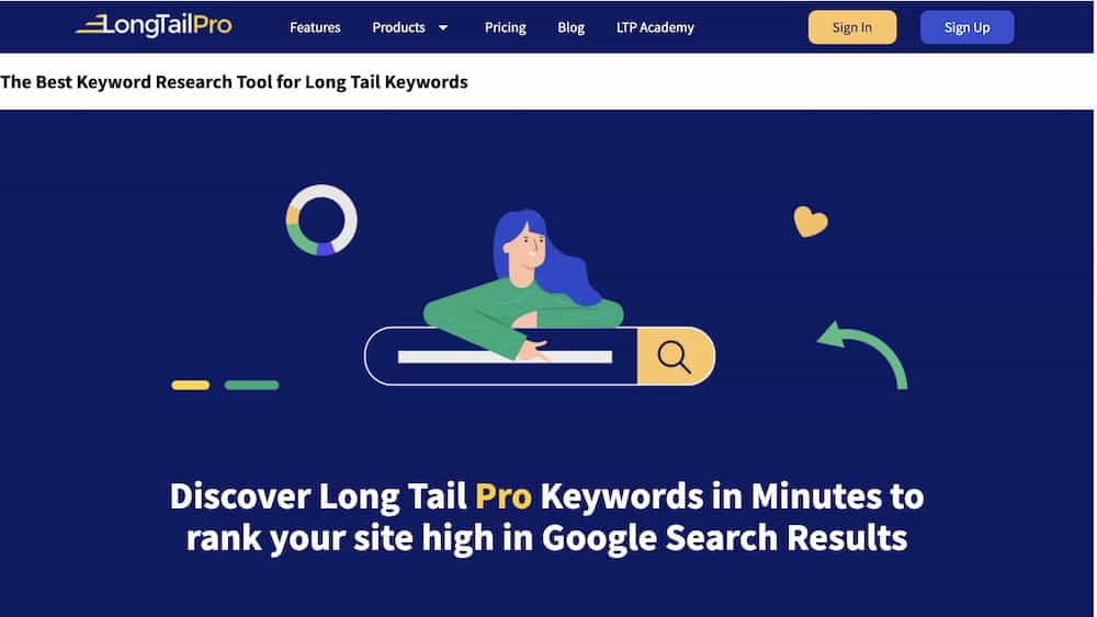 longtail pro homepage