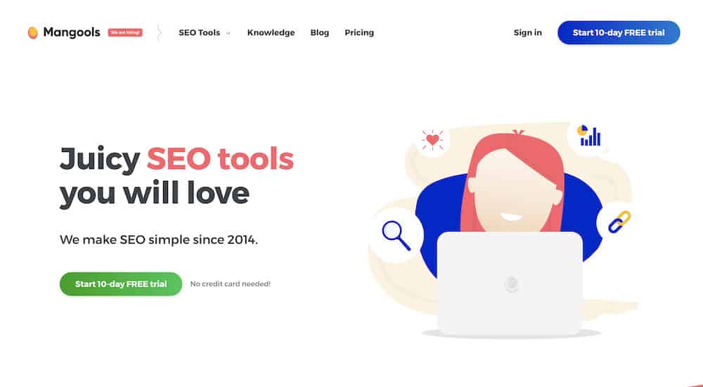 mangools homepage