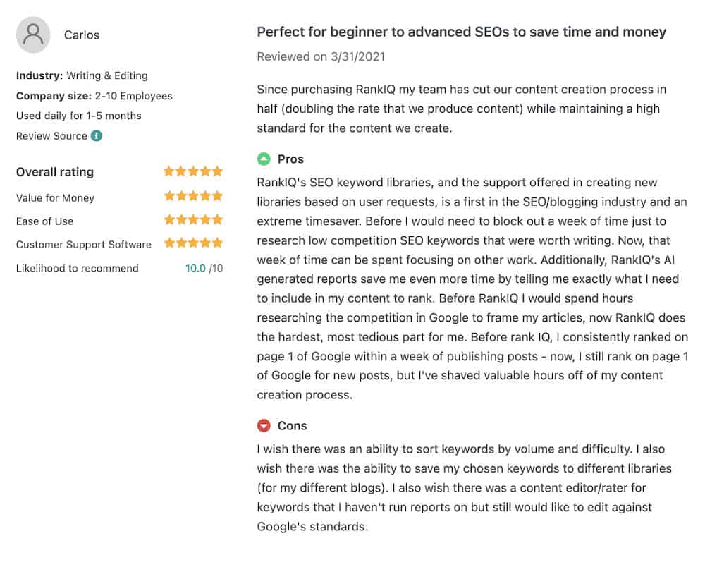 rankiq review 5