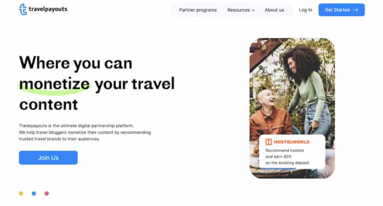 Travelpayouts homepage