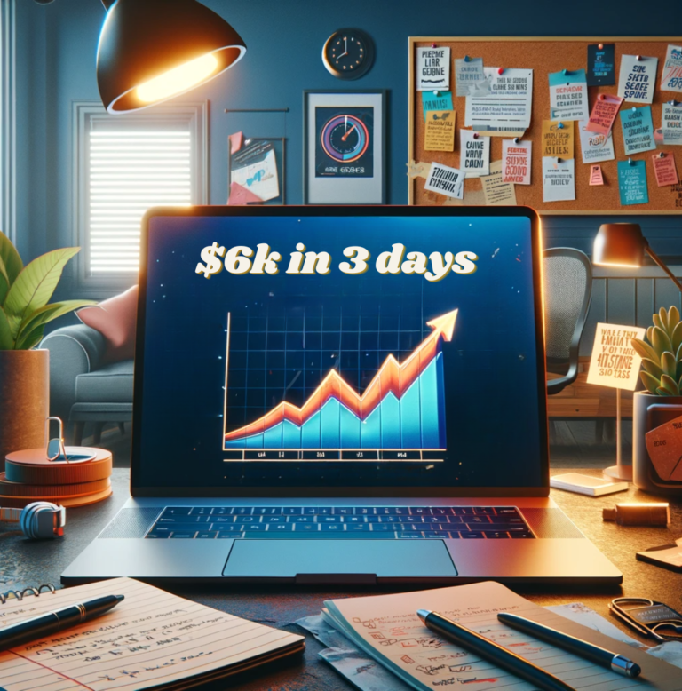 How to Make $6k on a Digital Product Flash Sale