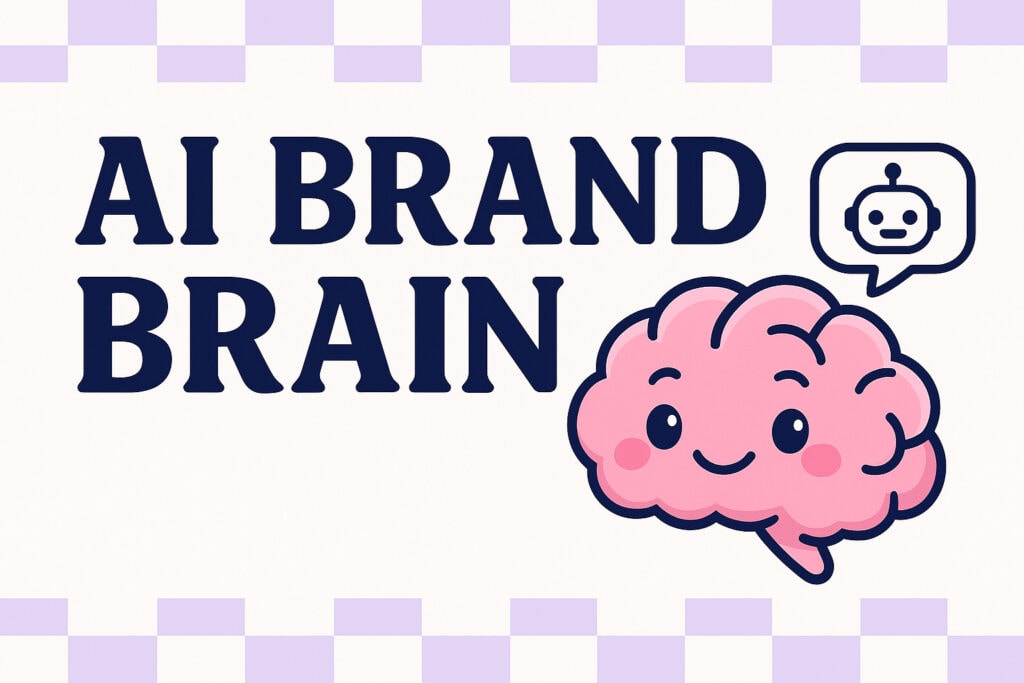 ai brand brain mockup