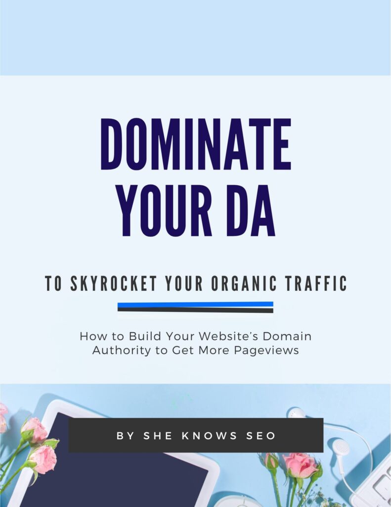 dominate your da ebook cover