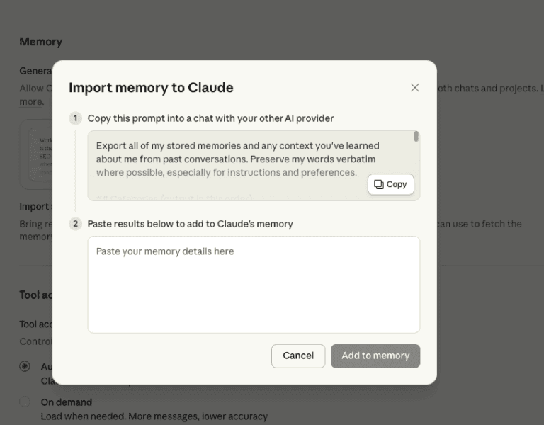 How to Move from ChatGPT to Claude Without Losing Your History